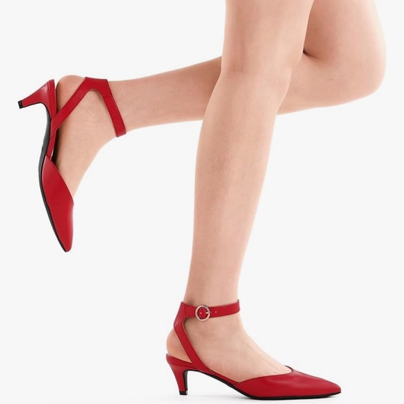 NEW Red Low heel - Size 9.5 - Picture 4 of 5